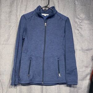 Port Authority Women's Heathered Blue Utility Jacket